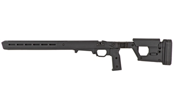 Picture of Magpul Industries Pro 700L Fixed Chassis, Fits Remington 700 Long Action, Fits Most Long Action AICS Pattern Magazines, Ambidextrous, Billet Aluminum/Magpul Polymer Material, Black MAG1003-BLK