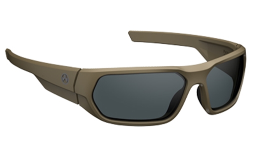 Picture of Magpul Industries Radius, Glasses, Polarized, FDE Frame, Gray Lens, Polymer MAG1145-1-245-1100
