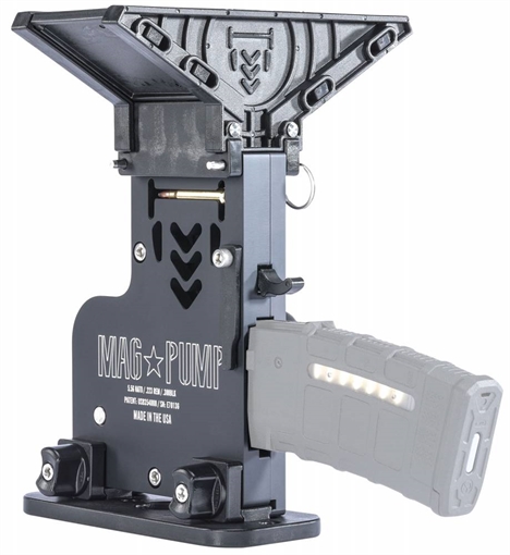Picture of MagPump MPAK47ELITE AK-47 Elite Magazine Loader 7.62x39mm 90 rd AK-47 Aluminum Black Finish MP AK47 ELITE