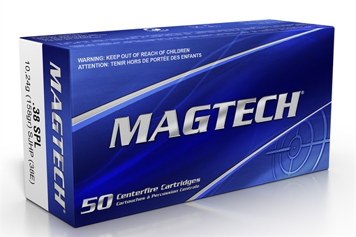 Picture of Magtech Range/Training 38Special 158gr Semi Jacketed Hollow Point 50 Per Box/20 Case 38E