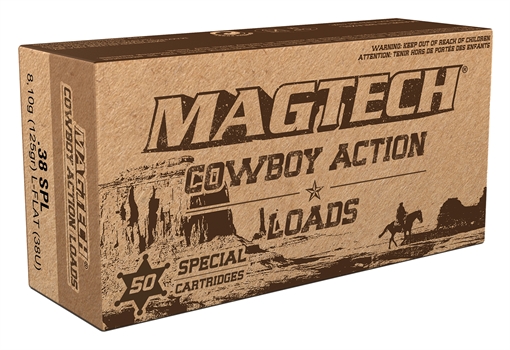 Picture of Magtech Cowboy Action 38Special 125gr Lead Flat Nose 50 Per Box/20 Case 38U