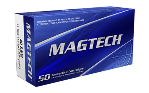 Picture of Magtech Range/Training 40S&W 180gr Jacketed Hollow Point 50 Per Box/20 Case 40A