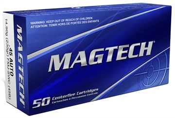 Picture of Magtech Range/Training 45ACP 230gr Full Metal Jacket Semi Wadcutter 50 Per Box/20 Case 45B