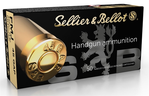 Picture of Sellier & Bellot Handgun 45GAP 230gr Full Metal Jacket 50 Per Box/20 Case SB45GAP