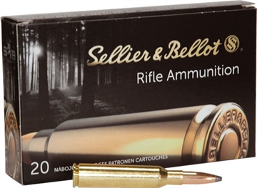 Picture of Sellier & Bellot Rifle 6.5x55Swedish 140gr Soft Point 20 Per Box/20 Case SB6555B