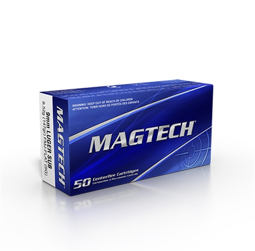 Picture of Magtech 9mm Luger FMJ Flat Subsonic 9GCS