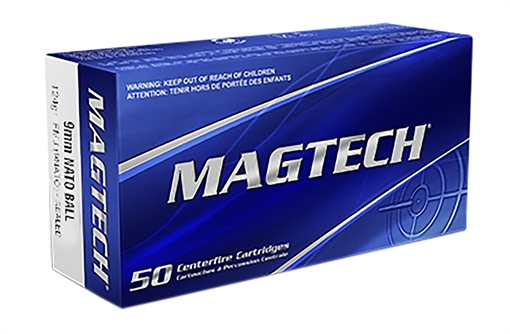 Picture of Magtech Range/Training 9mmLuger 124gr Full Metal Jacket 50 Per Box/20 Case 9NATO