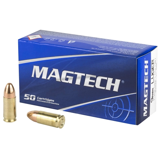 Picture of Magtech Range/Training 9mmLuger+P+ 115gr Jacketed Hollow Point 50 Per Box/20 Case 9H