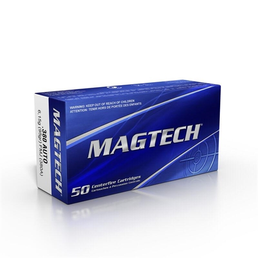Picture of Magtech Shooting Sport FMJ Ammo .380 ACP 95gr 1000/ct 380AC
