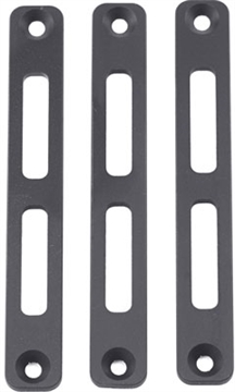 Picture of MANTICORE M-LOK PANEL FOR TRANSFORMER RAILS 3 PACK BLACK MA14413 MA-14413