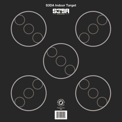 Picture of Maple Leaf Press Maple Leaf S3DA 3D Target Face Black ASA 25 pk. S3DA-BLK-P