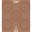 Picture of Maple Leaf Press Maple Leaf S3DA 3D Target Face Brown ASA 25 pk. S3DA-BRO-P