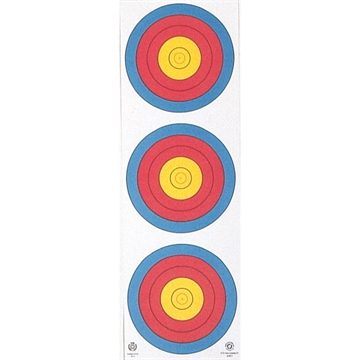 Picture of Maple Leaf Press Maple Leaf Target Face 3-Spot Vertical 25 pk. FT3X40V