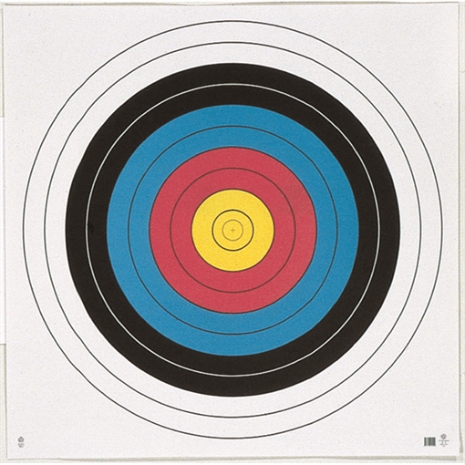 Picture of Maple Leaf Press Maple Leaf Target Face FITA 10-Ring 60 cm. 25 pk. FT60