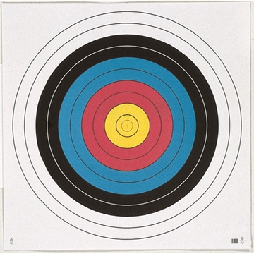 Picture of Maple Leaf Press Maple Leaf Target Face FITA 10-Ring 60 cm. 25 pk. FT60