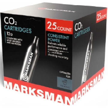 Picture of Marksman Marksman CO2 Cartridges 12g. 25 ct. MC12-25