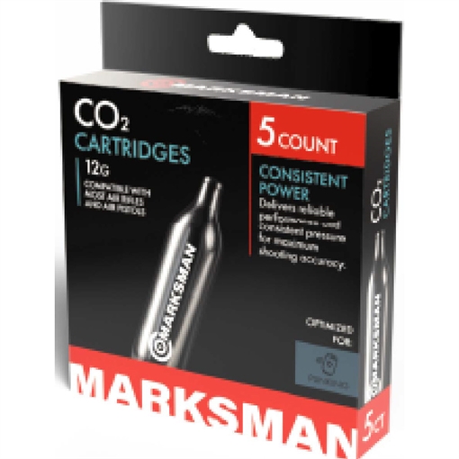 Picture of Marksman Marksman CO2 Cartridges 12g. 5 ct. MC12-5