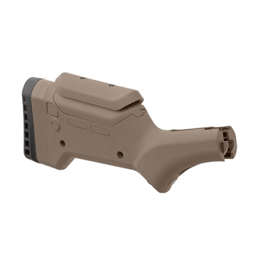 Picture of Magpul Industries ELG M-LOK Stock, Fits Marlin 1895/1894/336, Matte Finish, Flat Dark Earth, Includes (1)-6 Round 45-70 Government and (1)-6 Round 30-30 Winchester Quivers MAG1382-FDE MAG1382FDE