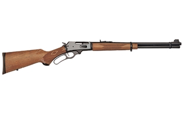 Picture of Marlin Firearms 336 Classic, Lever Action Rifle, 30-30 Winchester, 20.25" Barrel, Blued Finish, Walnut Stock, Walnut Forend, Semi-Buckhorn Folding Ramp with Hood Front Sight, Crossbolt Safety, 6 Round Tubular Magazine 70504