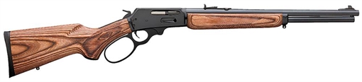 Picture of MARLIN 336BL RIL 30-30 WIN 18.5IN BBL SBFRAMP WITH HOOD SIGHT BLUED BRWN LAMINATE STOCK 6RD BIG LOOP 70502