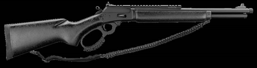 Picture of MARLIN MODEL 1894 DARK RIL 44 SPECIAL 16.25IN BBL XS RAIL AND SIGHTS PAINTED BLK HW STK 8RD 70404