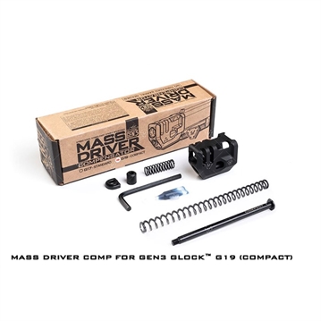 Picture of Strike Industries Mass Driver Comp, 9MM, Fits Glock 17 Gen 3, Includes Recoil Spring/Guide Rod/Guide Rod Fitment Washer/Guide Rode Head, Black SI-G3-MDCOMP-S