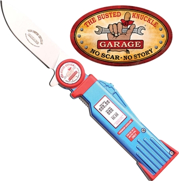 Picture of MC BUSTED KNUCKLE 3" DROP POINT FOLDER BLUE/SS BKGA001BRD