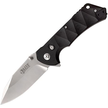 Picture of Master Cutlery Elite Tactical Parallax Folding Knife 3 1/2" Blade Black ET-FDR005S