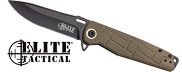 Picture of MC ELITE TACTICAL READINESS 3.5" DROP POINT FLDR FDE/BLK ETA001TN