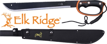 Picture of MC ELK RIDGE MACHETE 24" BLADE W/SHEATH D-HANDLE BLACK/SS ER279L