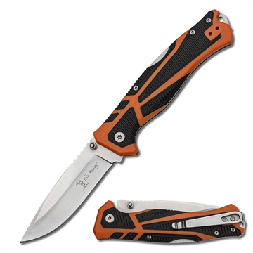 Picture of Master Cutlery Elk Ridge Trek Folding Knife 3 1/2" Blade Orange and Black ER-TKFDR001