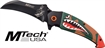 Picture of MC MTECH 3.5" FOLDER HAWKBILL BLADE SHARK/BOMB BLACK MTA1130GN