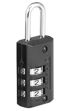 Picture of Master Lock Combination Lock Open With Combination Black Steel 646D