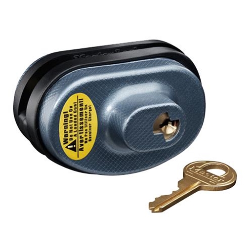Picture of Master Lock Trigger Guard Lock Keyed Different Open With Key Blue Steel/Zinc Adjustable Firearm Fit- Universal 90DSPT