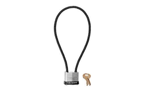 Picture of MasterLock Armored Cable Gun Lock, Keyed Alike - P250, 14" Long, California Approved 107KADSPT