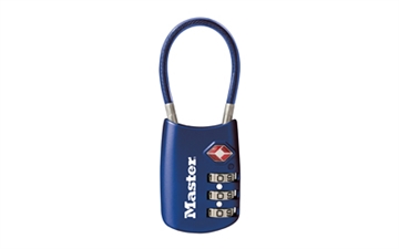 Picture of MasterLock One Flexible Combination Shackle Lock, Blue 4688DBLU