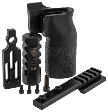 Picture of MasterPiece Arms ACCBundle DN3 Muzzle Brake, Vertical Grip, V4 Spigot Mount & Bag Rider For 308 Win MasterPiece Arms PMR 308PMRACCBUNDLE