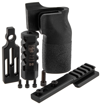 Picture of MasterPiece Arms ACCBundle DN3 Muzzle Brake, Vertical Grip, V4 Spigot Mount & Bag Rider For 6.5 Creedmoor MasterPiece Arms PMR 65PMRACCBUNDLE
