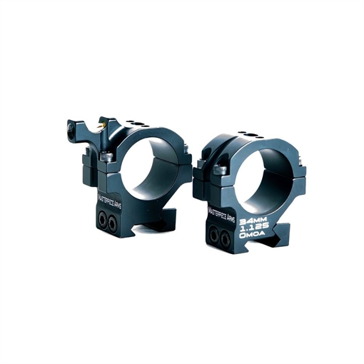Picture of Masterpiece Arms BA Rings 34mm 1.25" Black RING341250