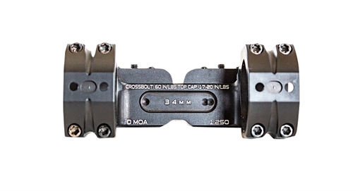 Picture of MPA BOLT ACTION MOUNT 34MM RINGS 1.125" HEIGHT 0 MOA" BAMOUNT-34-1125 BAMOUNT341125