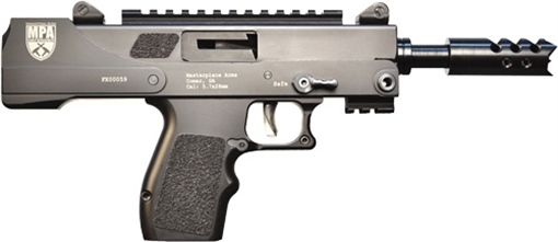 Picture of MasterPiece Arms Defender 5.7x28mm 20+1 5" Threaded Barrel w/Muzzle Brake, Machined Aluminum Lower Receiver w/Picatinny Accessory Rail, Compatible w/FN 57 20rd & 30rd Magazines, Aluminum Grips 57DMG
