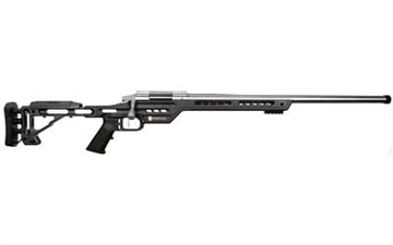 Picture of MasterPiece Arms PMR 6mm Creedmoor 10+1 24" Stainless Steel Polished Black Aluminum Black V-Bedded BA Hybrid Chassis Stock Right Hand 6CMPMRRHBLKPBA