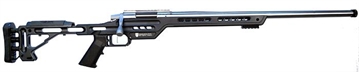 Picture of MasterPiece Arms PMR 308 Win 10+1 24" Stainless Steel Polished Black Aluminum Black V-Bedded BA Hybrid Chassis Stock Right Hand 308PMRRHBLKPBA
