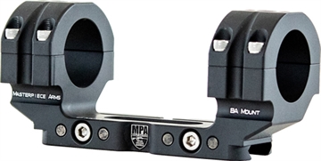Picture of MPA SCOPE MOUNT BA 1-PC 30MM 1.060" 0 MOA BLACK BAMOUNT301060 BAMOUNT-30-1060