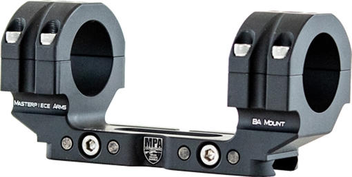 Picture of MPA SCOPE MOUNT BA 1-PC 34MM 1.500" 0 MOA BLACK BAMOUNT341500