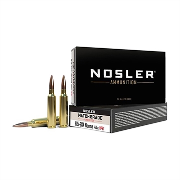 Picture of Nosler 6.5-284 NORMA 140GR CC HOLLOW POINT BOAT TAIL 20/BOX 44166