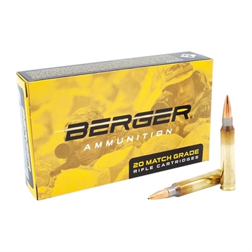 Picture of Berger Bullets Tactical Rifle 223Rem 77gr Open Tip Match 20 Per Box/10 Case 23030