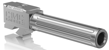 Picture of Cmc Triggers G19 9MM LUGER 4.01'' NON-THREADED FLUTED BBL SILVER 75526