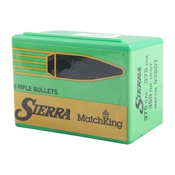 Picture of Sierra Bullets, Inc. 375 CALIBER (0.375'') 350GR HOLLOW POINT BOAT TAIL 50/BOX 9350T