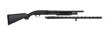 Picture of Mossberg Model 88, Pump Action, 12 Gauge, 3" Chamber, 28" Modified Field & 18.5" Cylinder Security Barrel, Black Synthetic Stock, 5Rd 0495339 31014